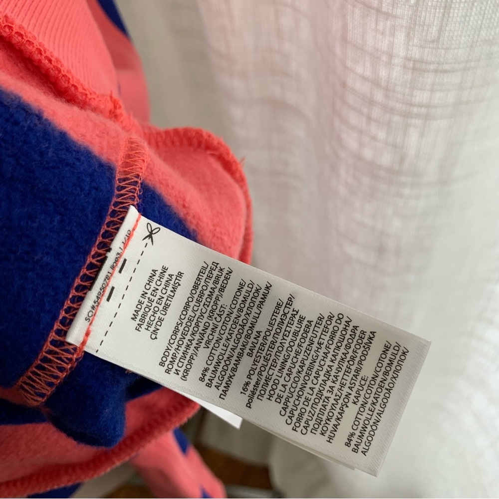 Ralph Lauren Pink Blue Stripe Sweatshirt - Picture 7 of 8